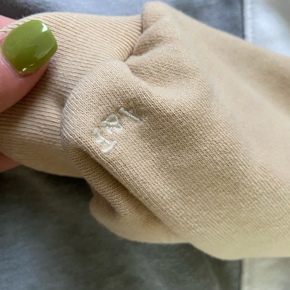 Abercrombie & Fitch crop color block neutral sweatshirt - Picture 4 of 5